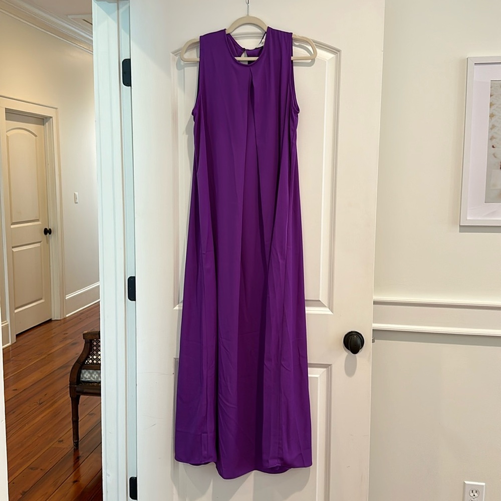 MANGO Purple Maxi